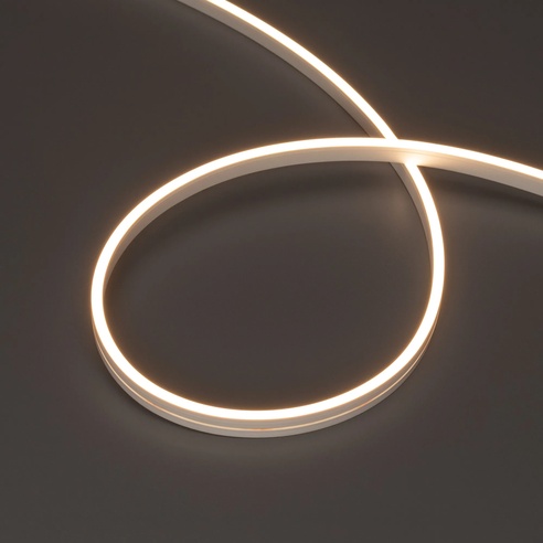 Лента светодиодная герметичная MOONLIGHT-SIDE-M384-4x10mm 24V White-MIX (7.2 W/m, IP65, 5m, wire x1) (Arlight, Силикон)