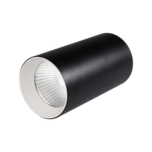 Светильник накладной SP-POLO-R85-1-15W Warm White 40deg (Black, White Ring) (Arlight, IP20 Металл, 3 года)