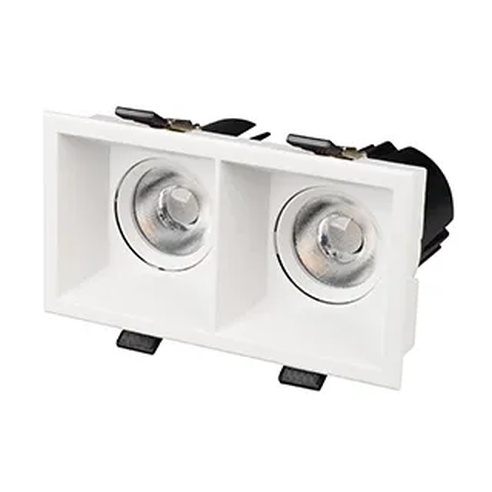 Светильник MS-FLOW-BUILT-S157x85-2x12W Day4000 (WH, 15 deg, 230V) (Arlight, IP20 Металл, 5 лет)