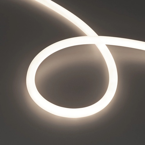 Лента светодиодная герметичная MOONLIGHT-TOP-S-M560-D13mm 24V Day4300 (13 W/m, IP65, 5m, wire x1, трос) (Arlight, Вывод прямой, 3 года)