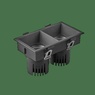 Светильник MS-FLOW-BUILT-S157x85-2x6W Day4000 (BK, 38 deg, 230V) (Arlight, IP20 Металл, 5 лет)