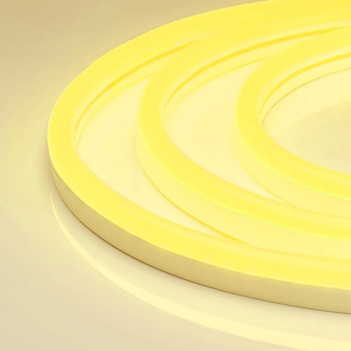 Гибкий неон ARL-CF2835-U15M20-24V Yellow (26x15mm) (Arlight, 8 Вт/м, IP65)