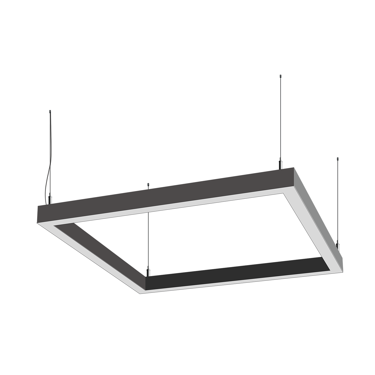 Светодиодный фигурный светильник MS-LONG BOX Квадрат 1000x1000mm 75W  3000/4000/6000К