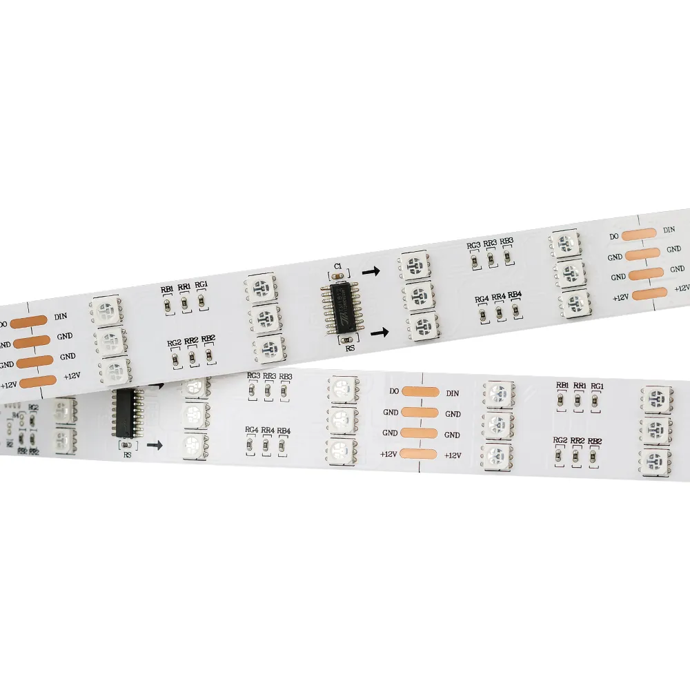 Лента светодиодная SPI-5000 12V RGB (5060, 480 LED x3,1812) (Arlight, Открытый, IP20)