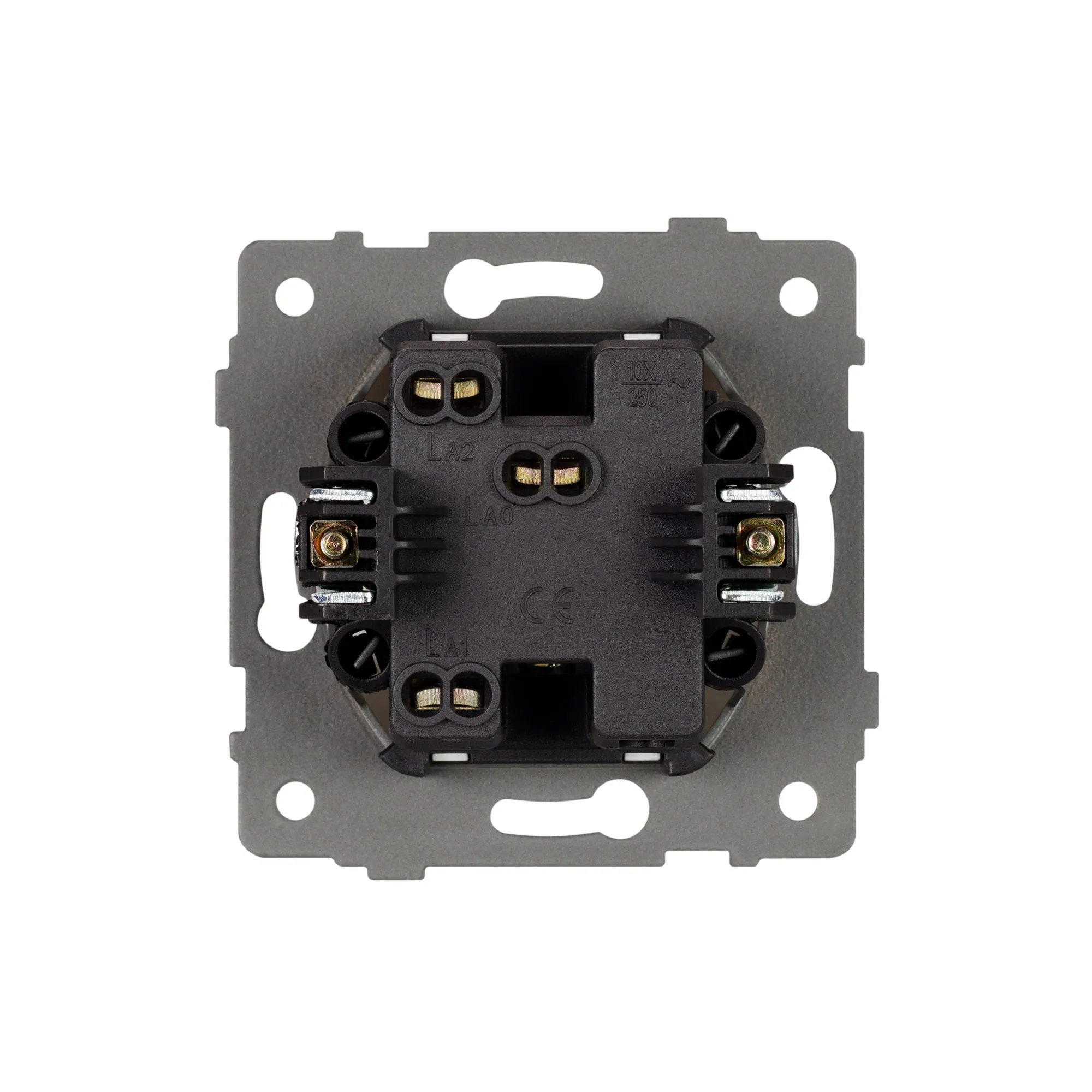 Механизм выключателя одноклавишный проходной SWT-MKP1-PL-GR-V (250V, 10A) (Arlight, -)