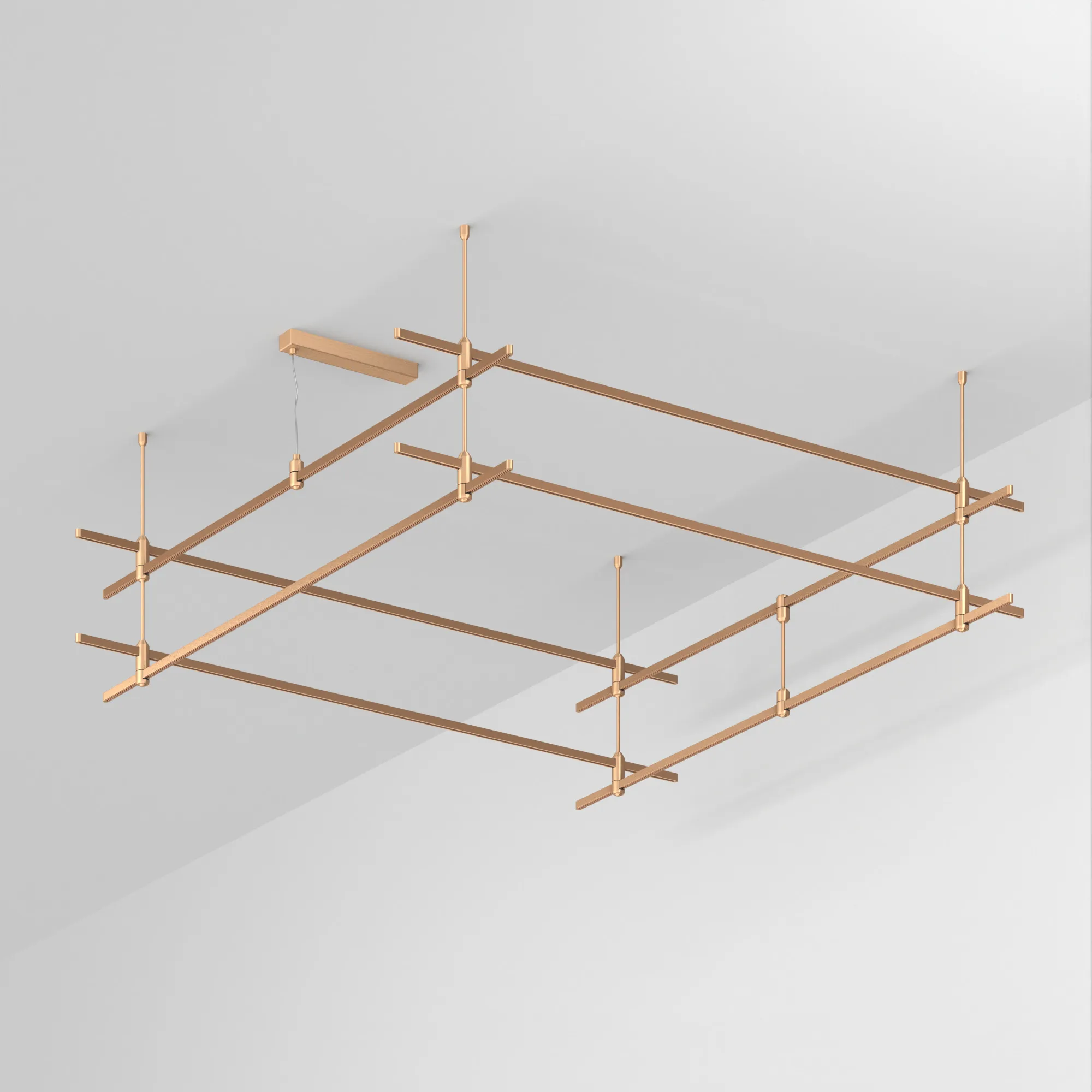 Трек ART-APRIORI-QUADRAT-2-ROD-400-2000x2000 (GD) (Arlight, IP20 Металл, 3 года)