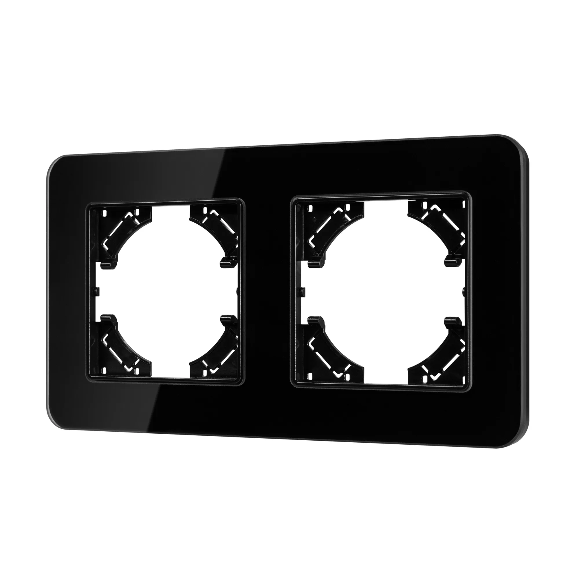 Рамка стеклянная FRM-OMALI-GS-2-BK (Arlight, -) - изображение товара