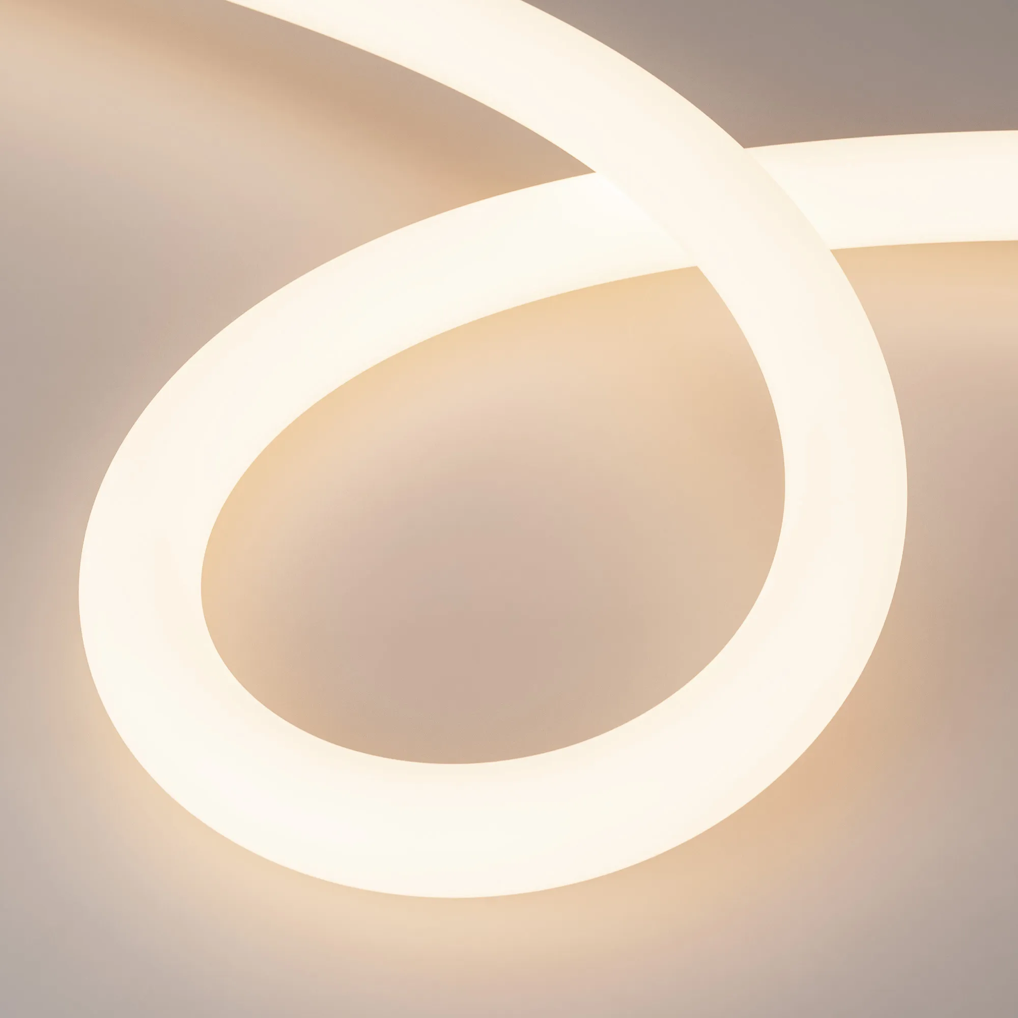 Лента светодиодная герметичная MOONLIGHT-SIDE-A336-D40mm 24V Warm3000 360deg (15 W/m, IP65, 2835, 5m, wire x1) (Arlight, Вывод боковой, 3 года) - изображение товара