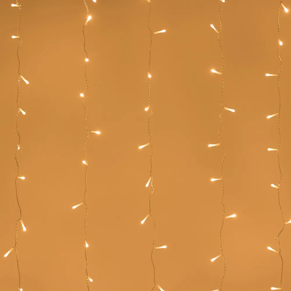 Светодиодная гирлянда ARD-CURTAIN-HOME-2000x2500-CLEAR-300LED Warm (230V, 12W) (Ardecoled, IP20) - изображение товара
